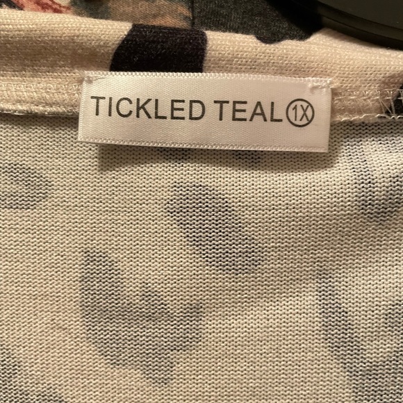 Womens long leopard cardigan 1x - Picture 2 of 3